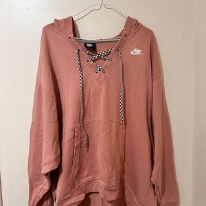 Nike Women's Rose Lace-Up Sweatshirt